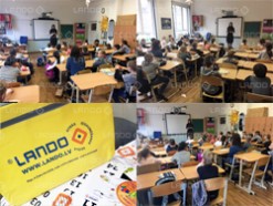 Irina Lando 10. skolas izglītojamiem. Bezmaksas ātras iegaumēšanas nodarbības